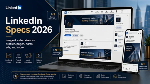 LinkedIn Image & Video Specs: Complete Guide for 2026