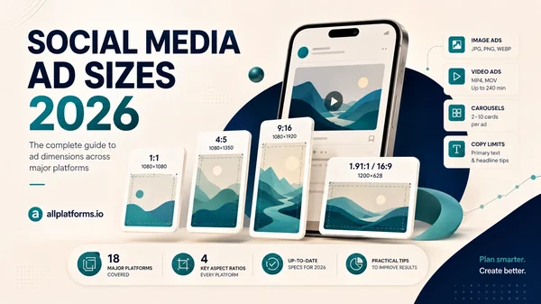Social Media Ad Sizes 2026: The Complete Cross-Platform Guide