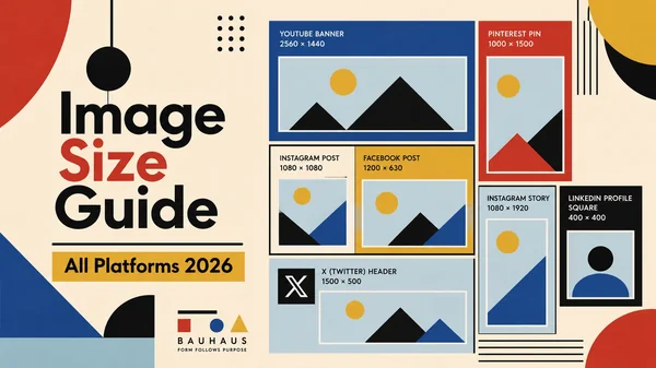 Social Media Image Sizes: The Complete 2026 Guide